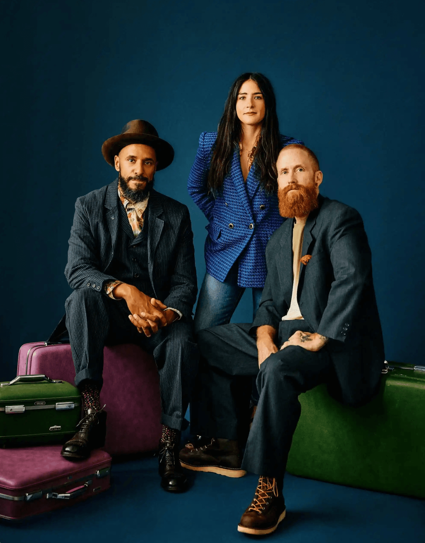 Roxane Mollicchi, Julian Mohamed, and Darren Grenia — co-founders of Wandering Barman